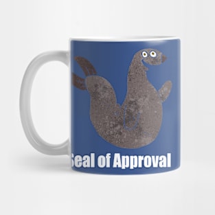 Seal of Approval - light text Mug